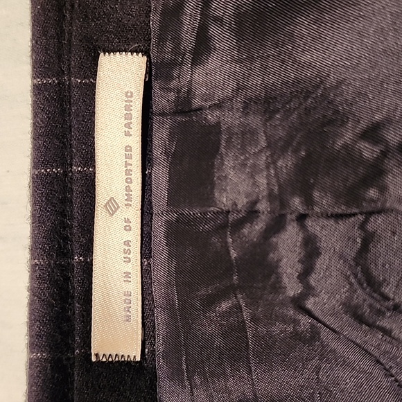 Joseph Abboud  Classic Navy Pinstripe Double Breasted Mens Suit  44L - Picture 10 of 14